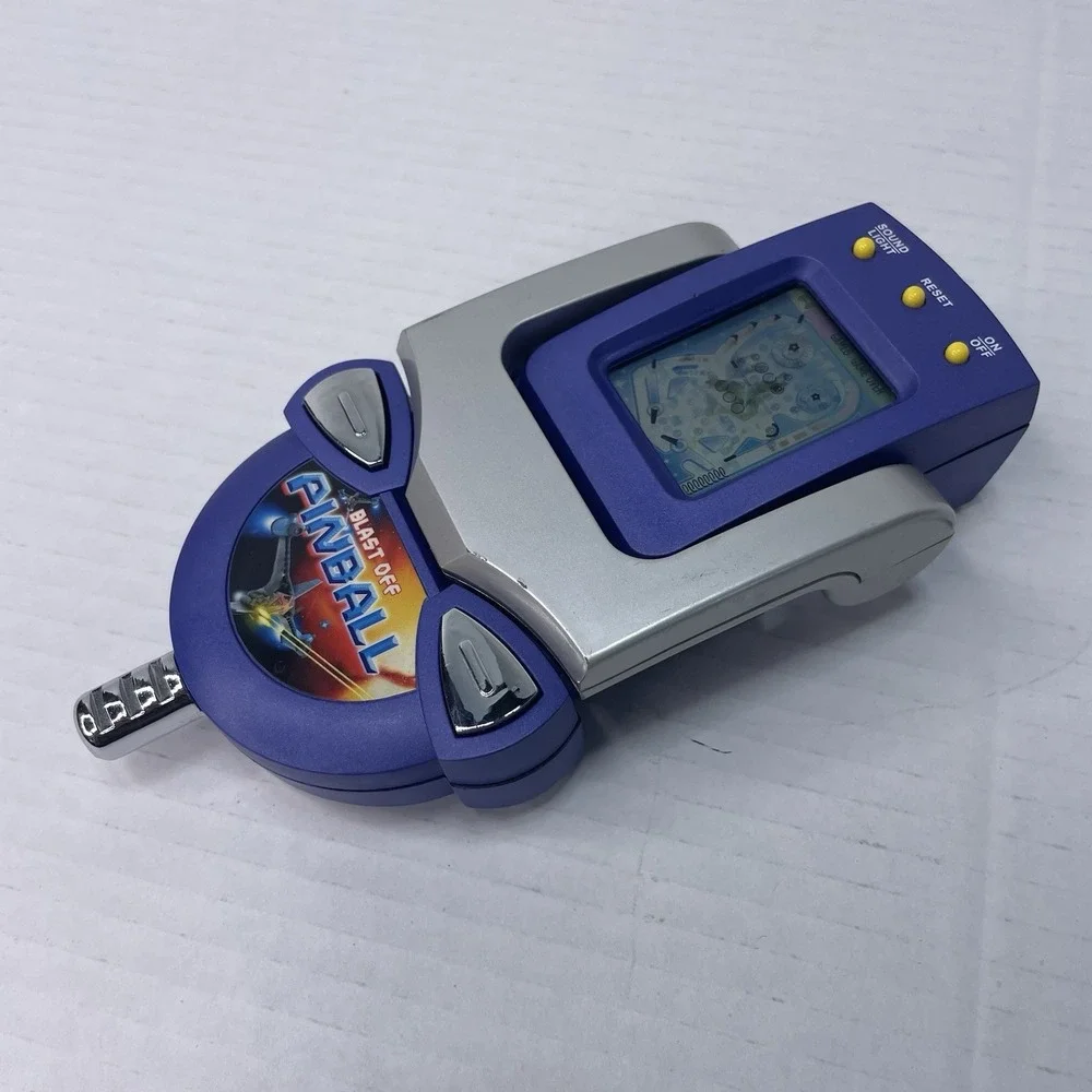 90s RadioShack Blast Off Pinball Electronic Handheld‎ Travel Game Tested Working